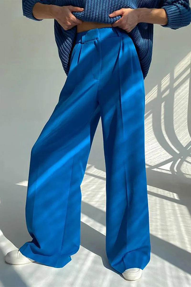 PJ0296 Wide Leg Slack Pants