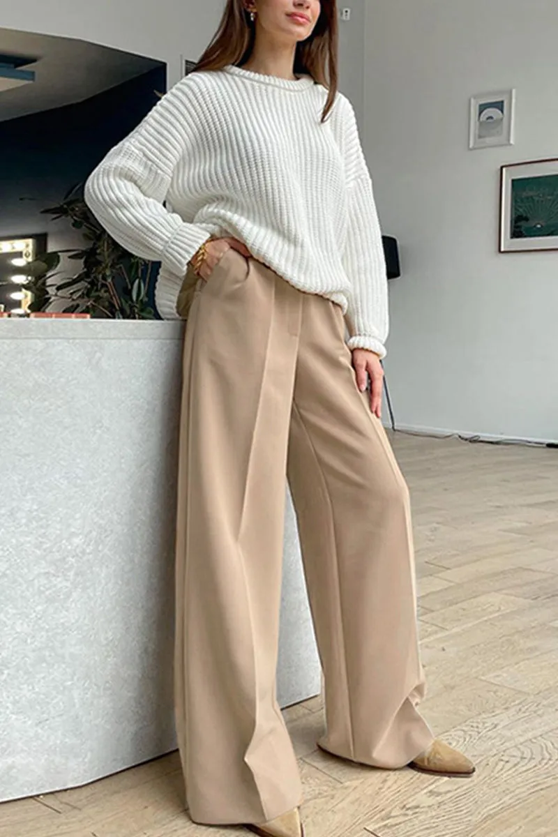 PJ0296 Wide Leg Slack Pants