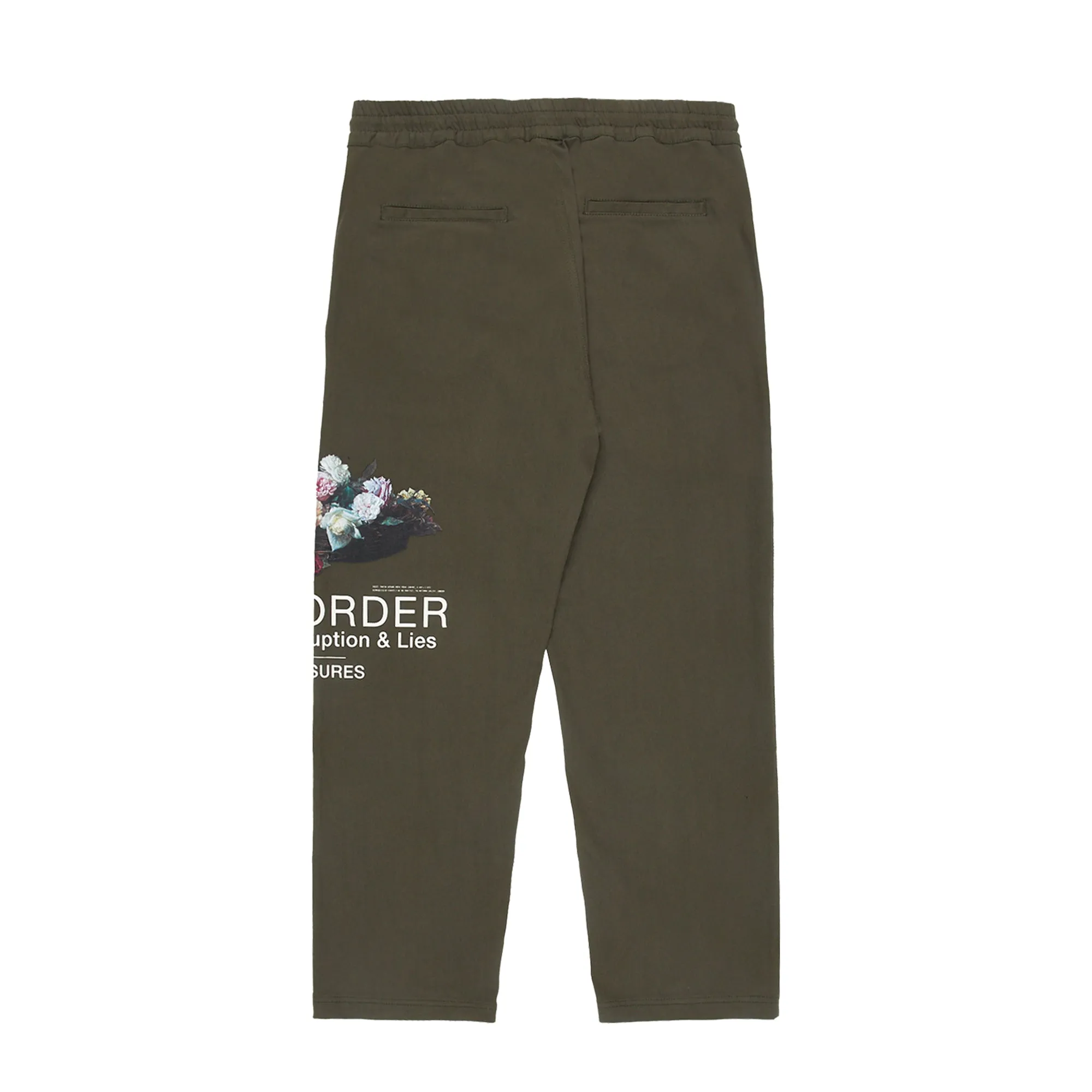 Pleasures Mens Power Beach Pants 'Olive'