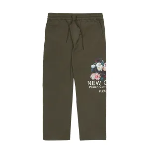 Pleasures Mens Power Beach Pants 'Olive'