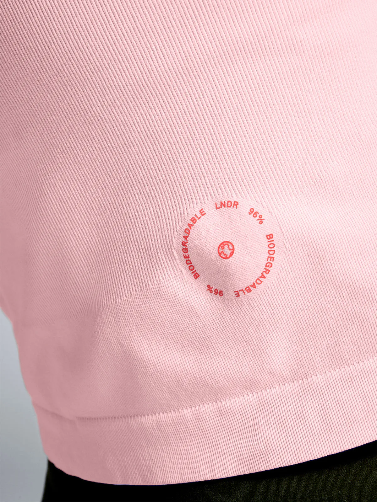 POWER CROP Tank Electric Peach