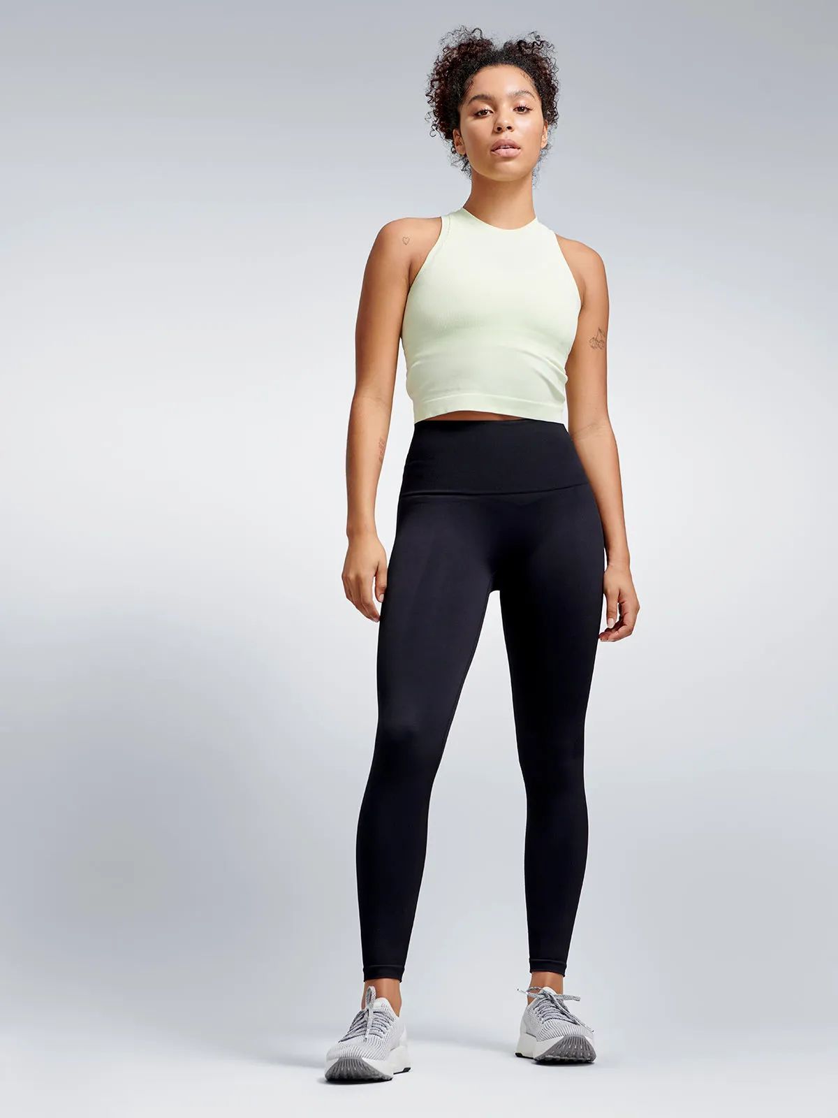 POWER CROP Tank Lemon Lime