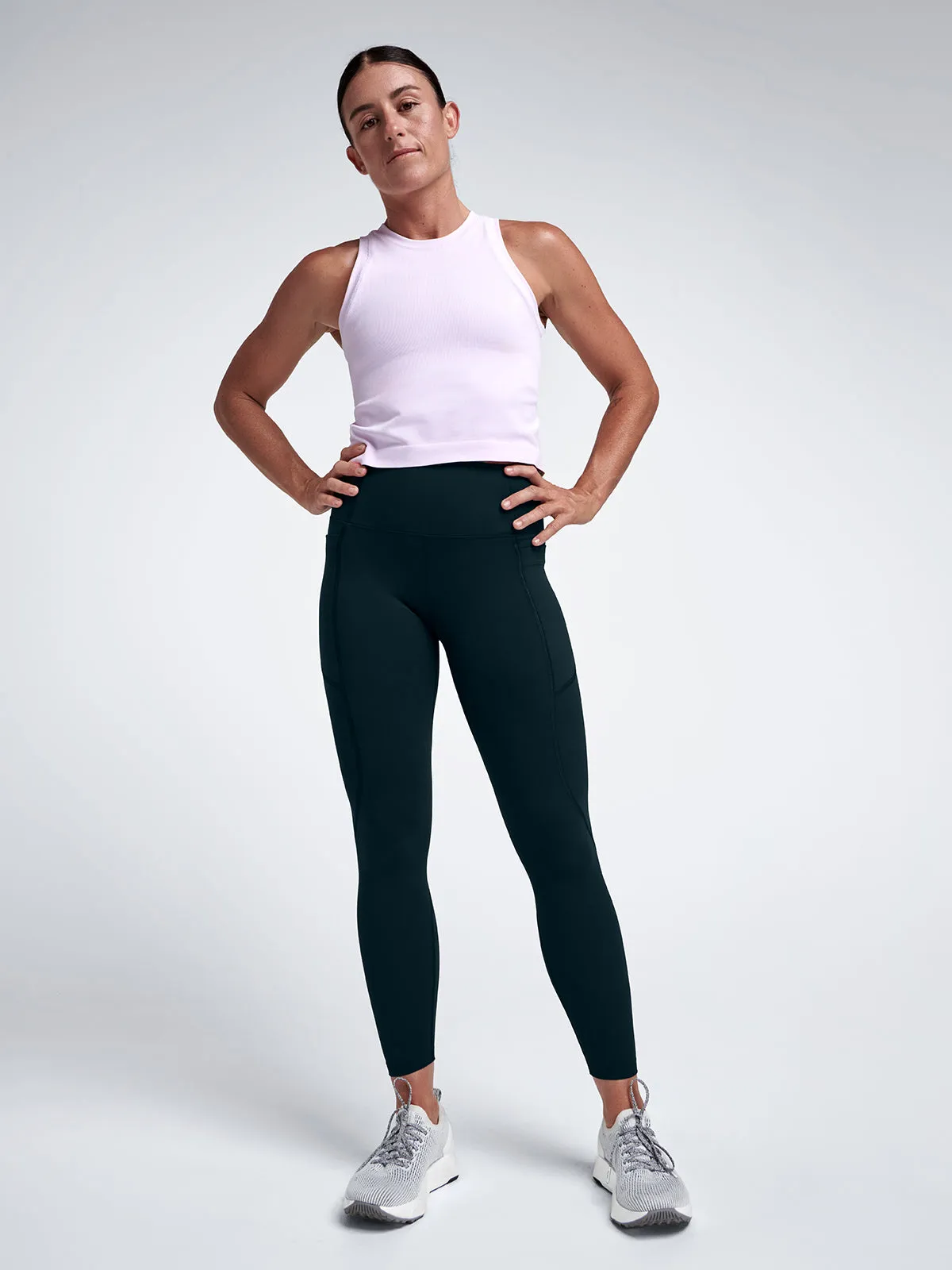 POWER CROP Tank Lilac