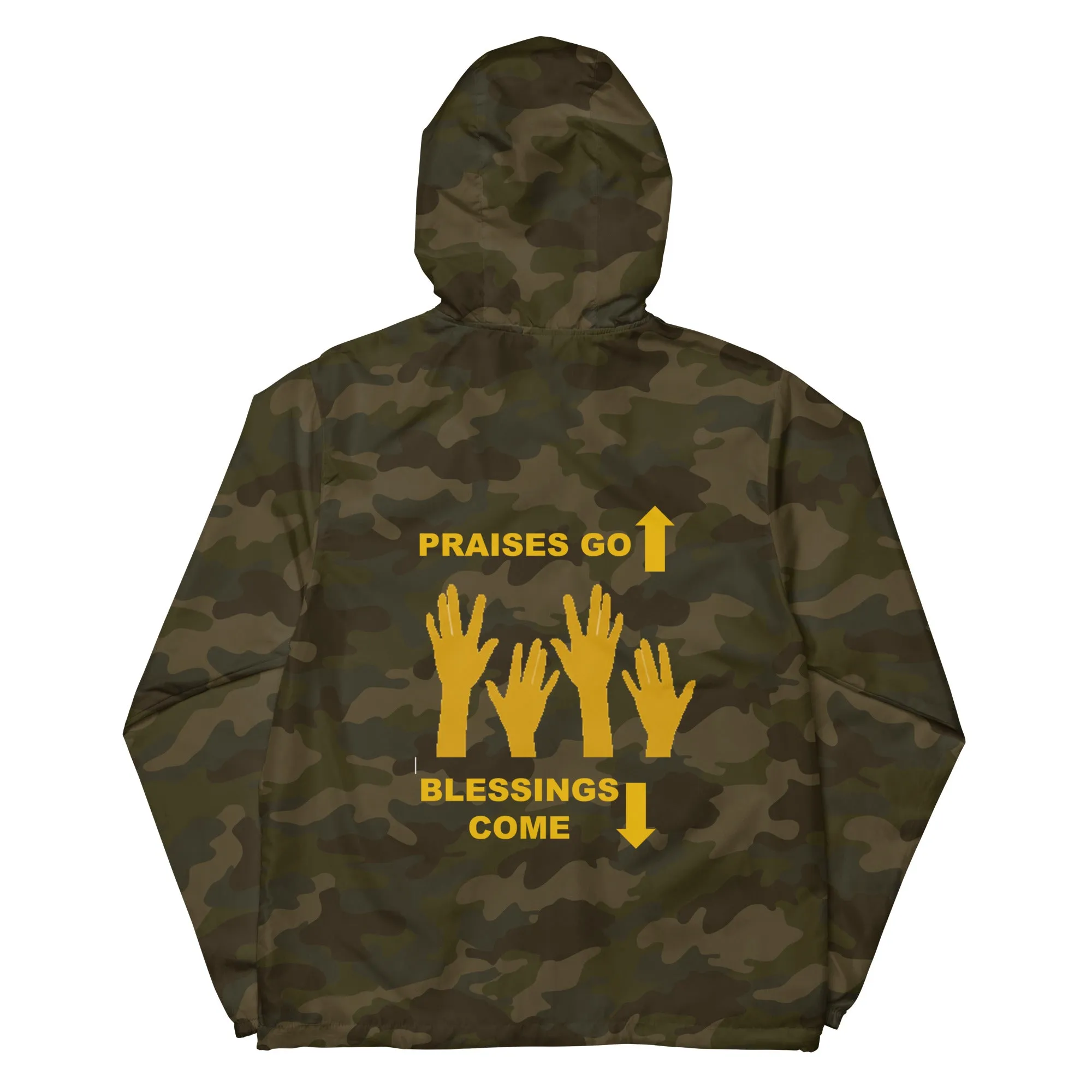 Praises Up Unisex lightweight zip up windbreaker