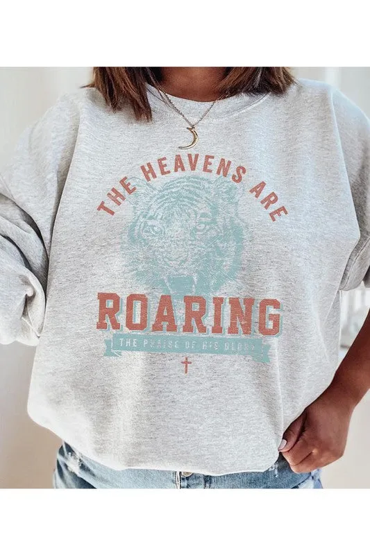PREORDER The Heavens Are Roaring Graphic Fleece Sweatshirt