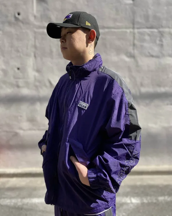 Pro Club Full Court Windbreaker Jacket - Purple