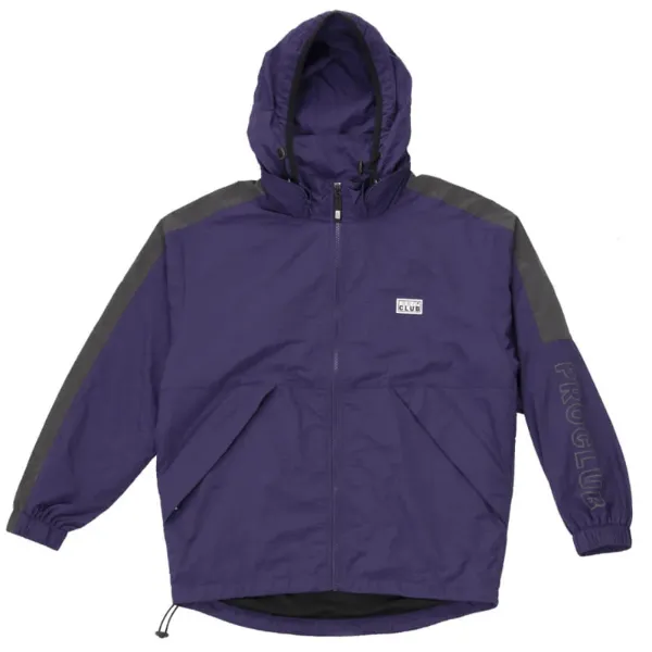 Pro Club Full Court Windbreaker Jacket - Purple