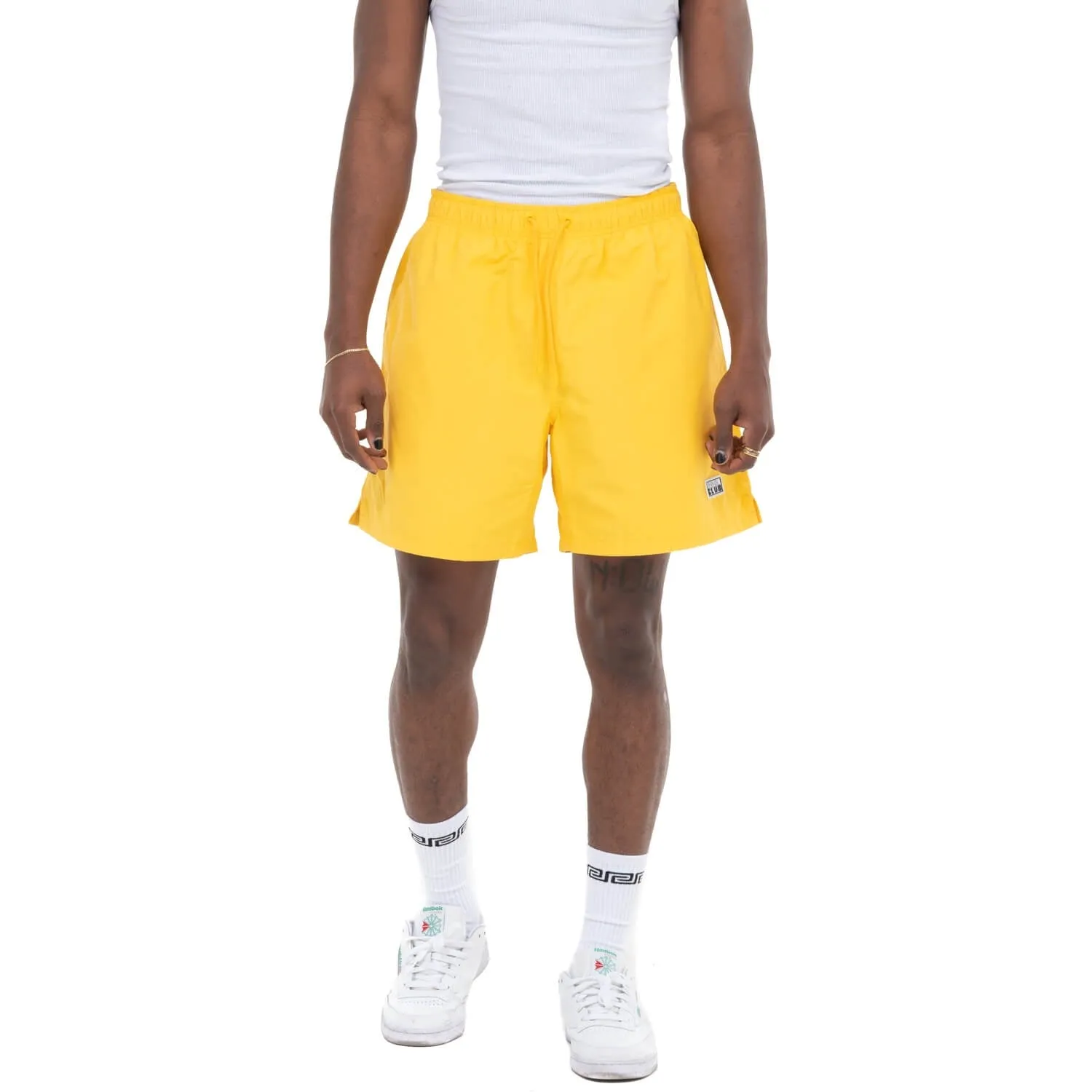 Pro Club Men's Comfort Cotton/Nylon Swim Short - YELLOW