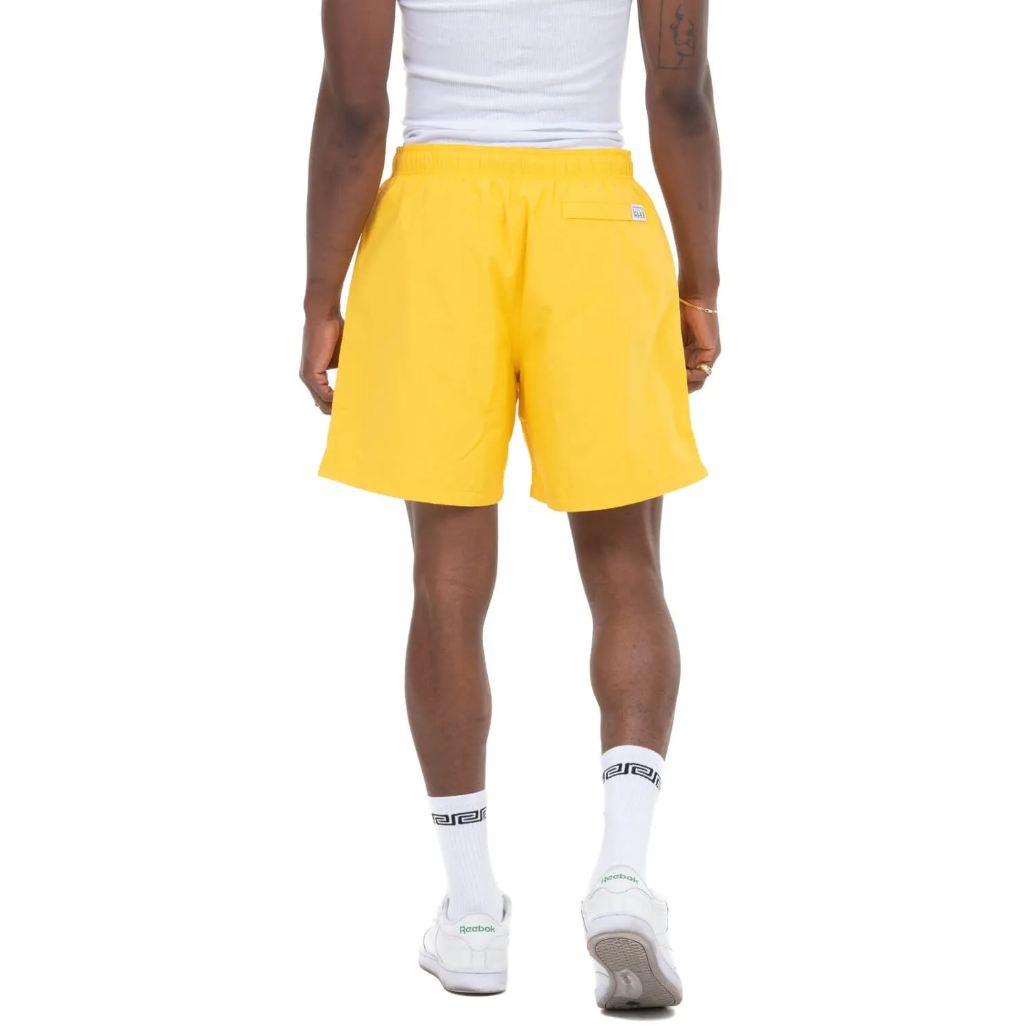 Pro Club Men's Comfort Cotton/Nylon Swim Short - YELLOW