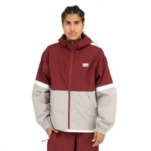 Pro Club Symmetry Track Jacket - Burgundy Red