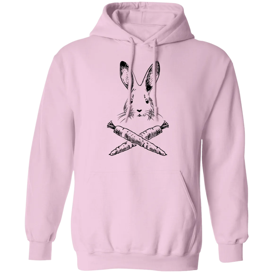 Rabbit And Crossed Carrots T-Shirt