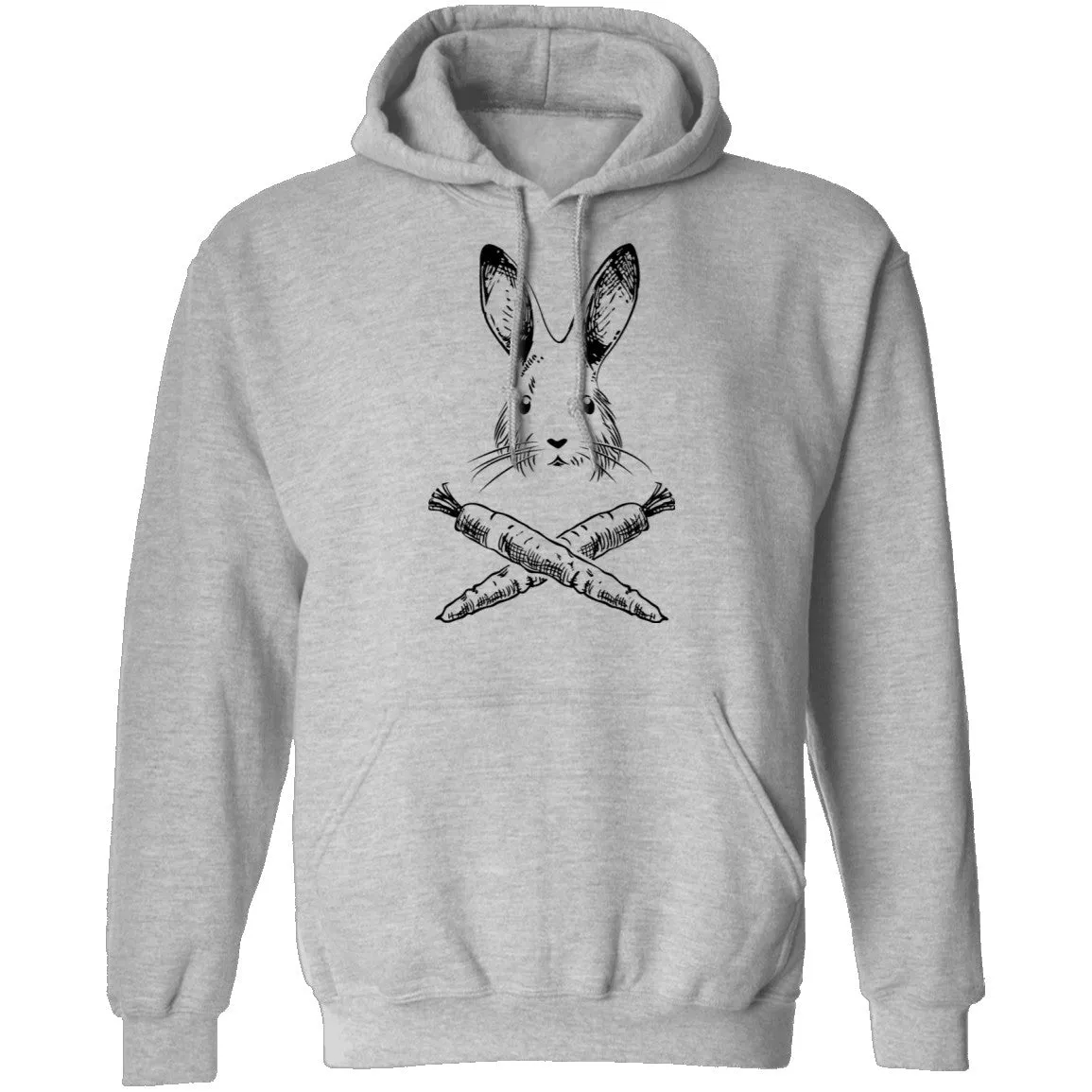 Rabbit And Crossed Carrots T-Shirt