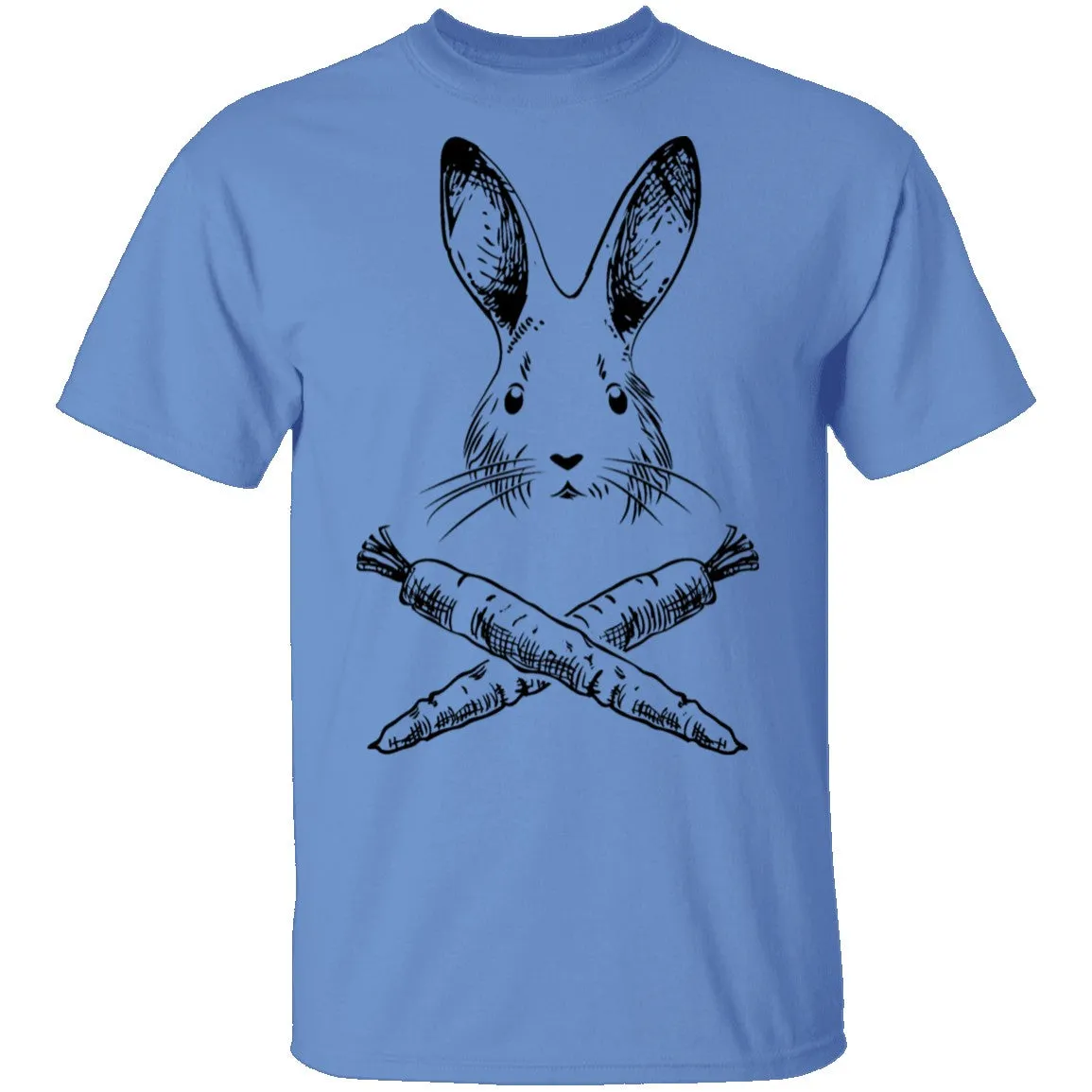 Rabbit And Crossed Carrots T-Shirt