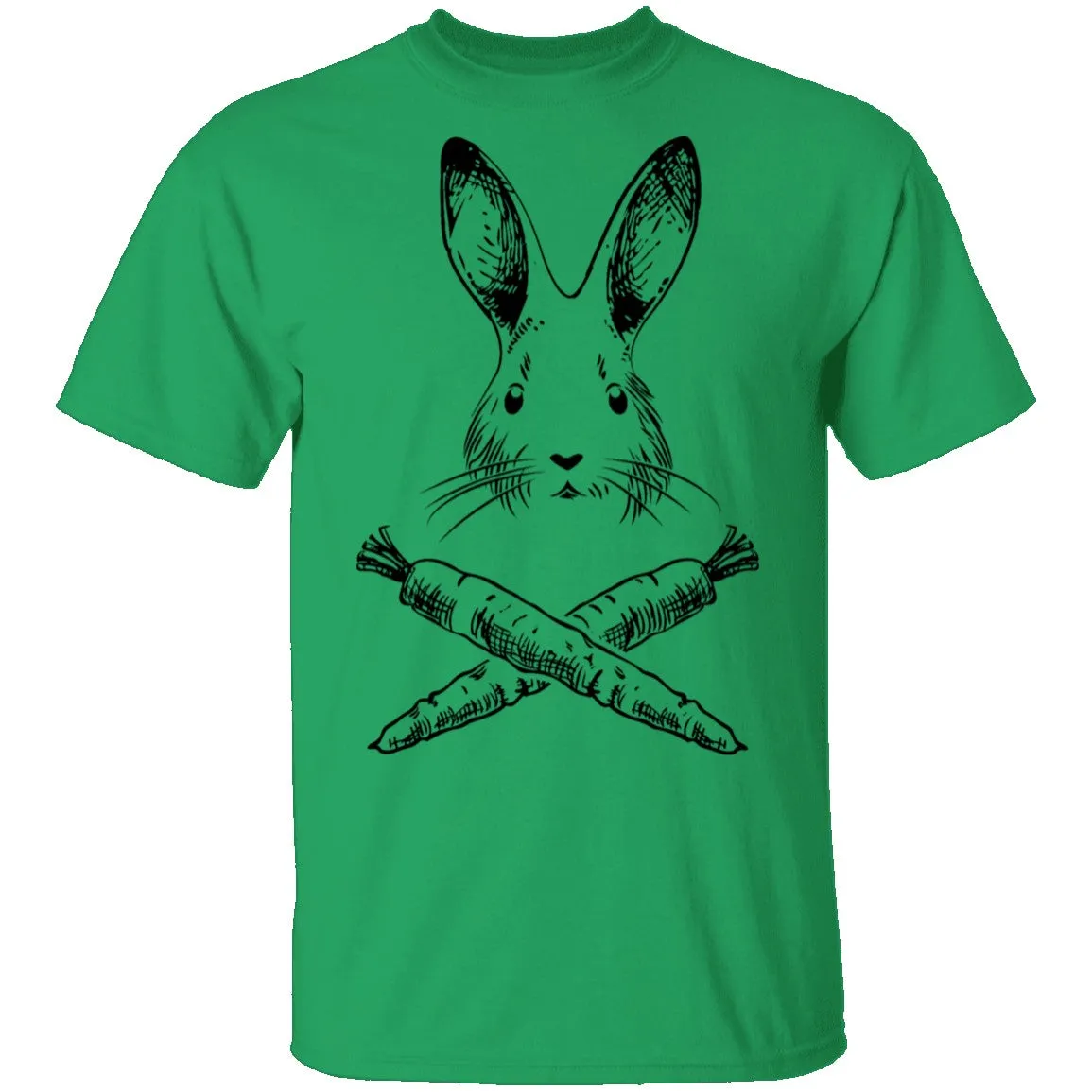 Rabbit And Crossed Carrots T-Shirt