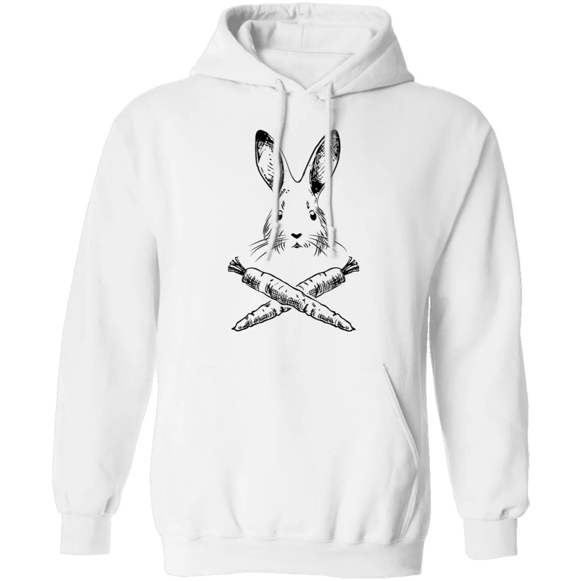 Rabbit And Crossed Carrots T-Shirt
