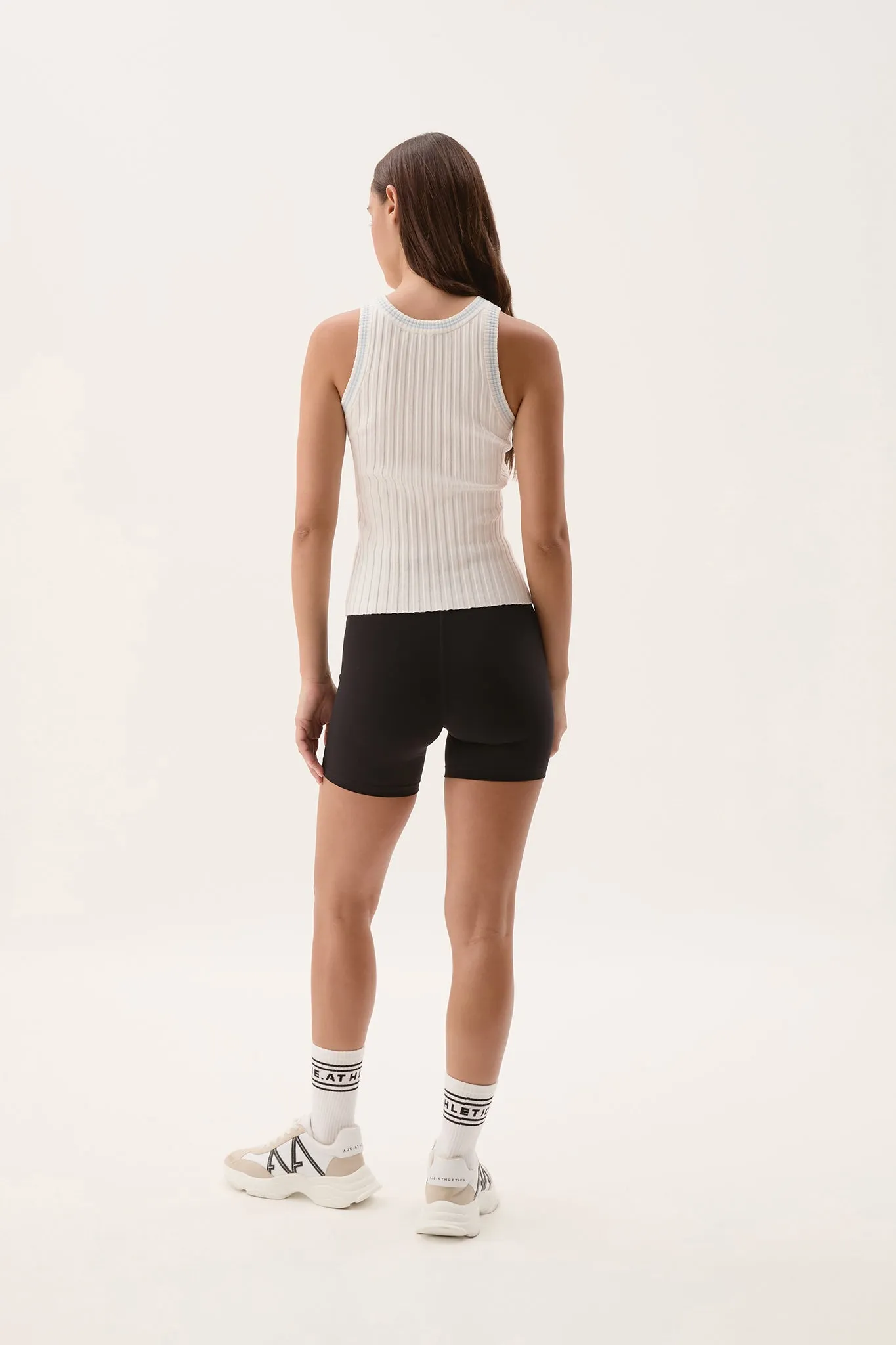 Racer Logo Ribbed Tank 117