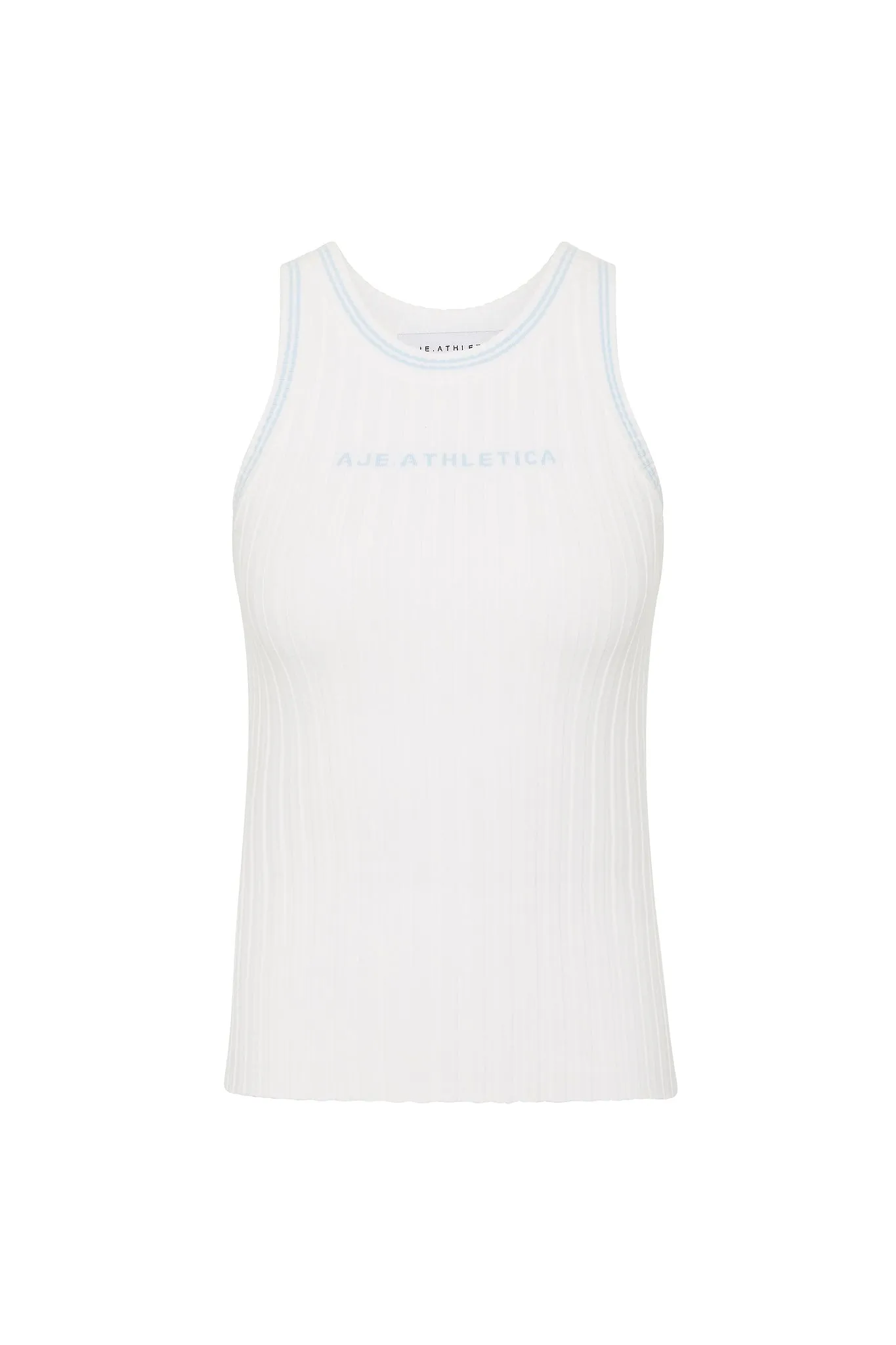 Racer Logo Ribbed Tank 117