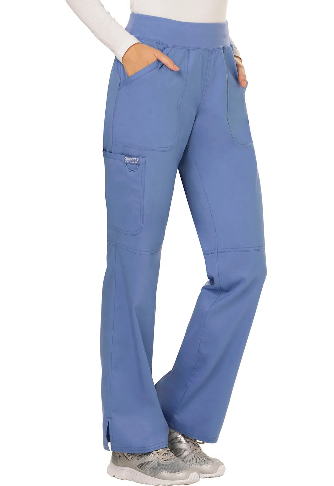 Revolution WW110 Mid Rise Straight Leg Pull-on Pants Ciel