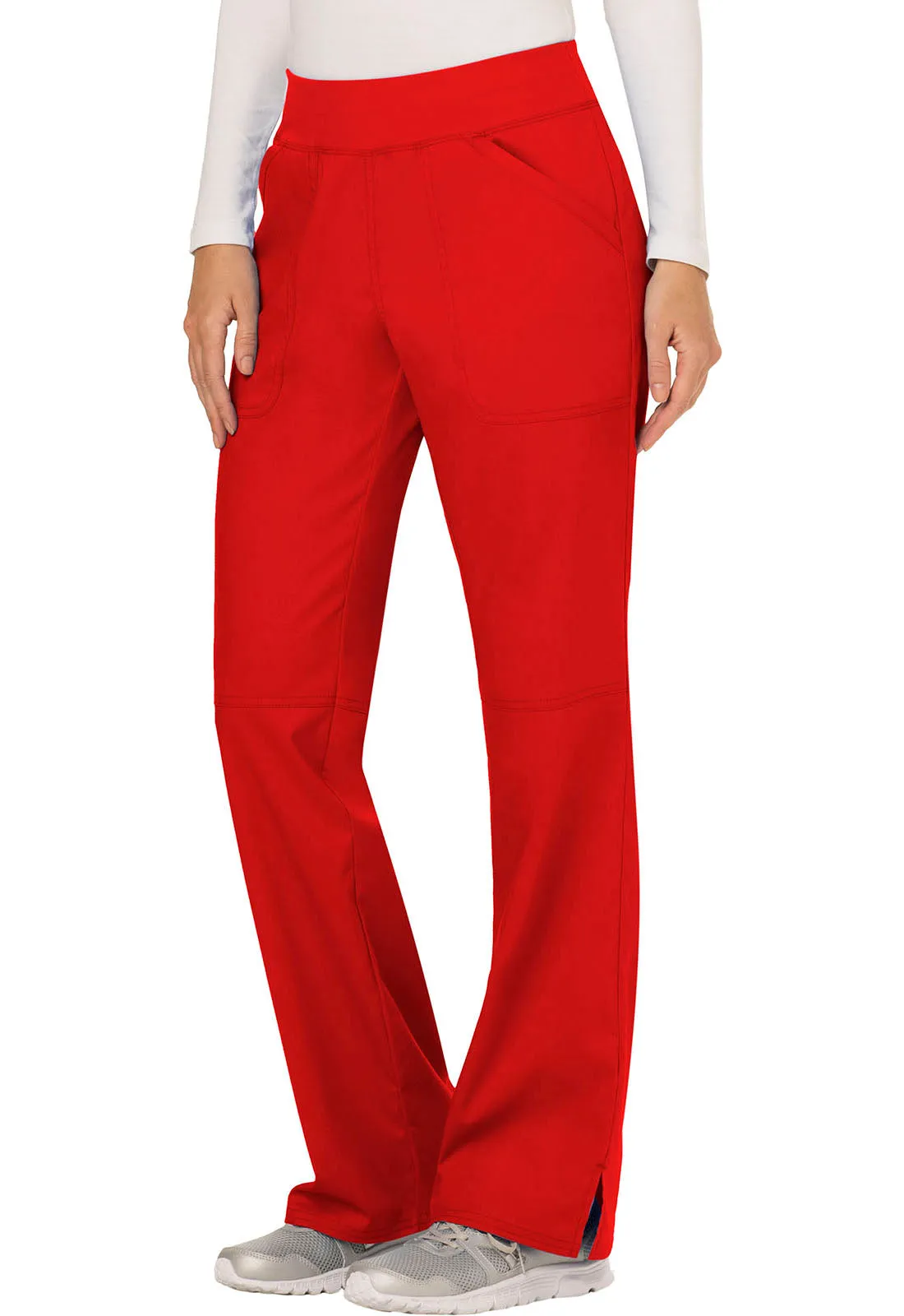 Revolution WW110 Mid Rise Straight Leg Pull-on Pants Red