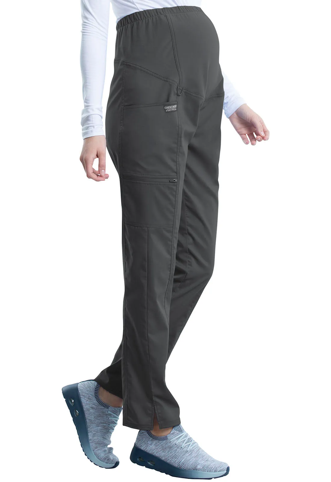 Revolution WW155 Maternity Straight Leg Pants Pewter