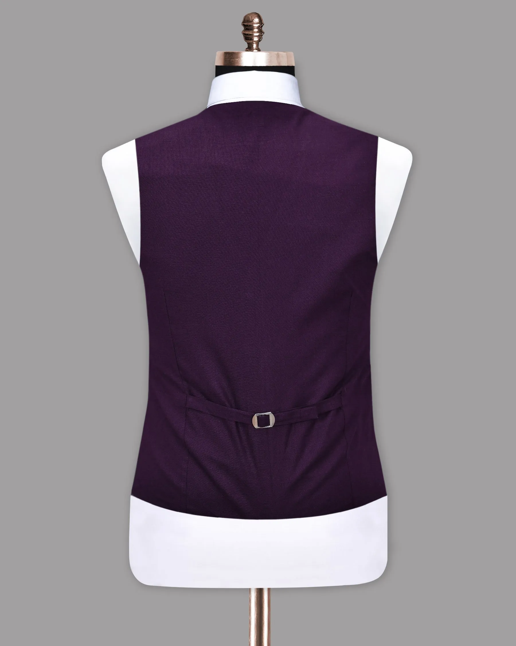 Revolver Violet Luxurious Linen Waistcoat
