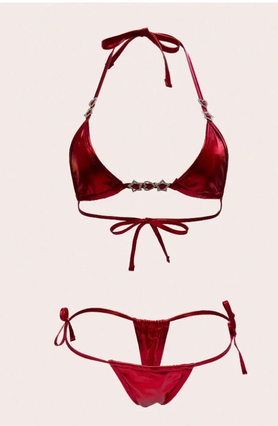 Rhinestone Dancer Bikini set