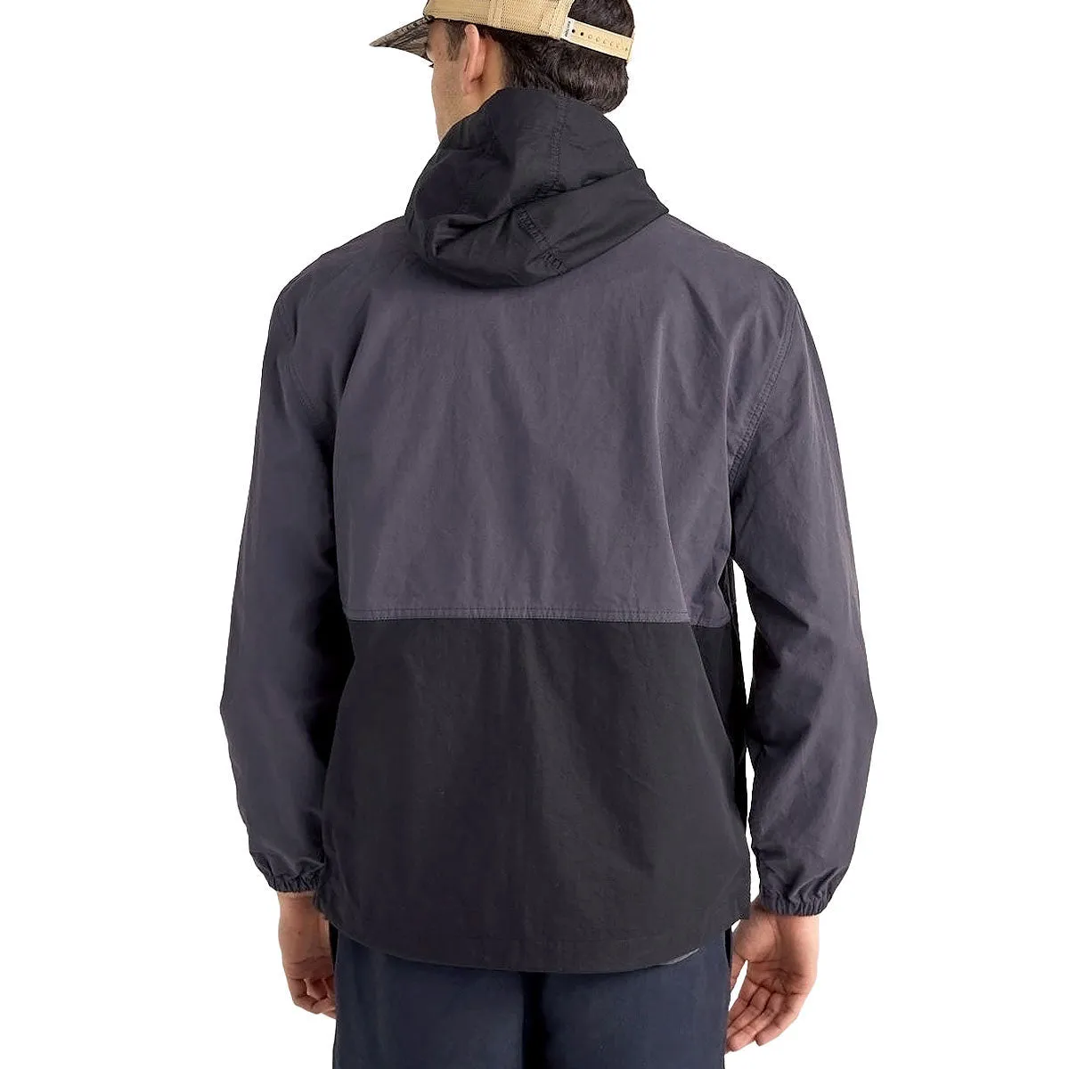 Rhythm Cascade Windbreaker Jacket - Black