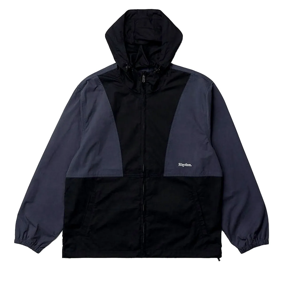 Rhythm Cascade Windbreaker Jacket - Black