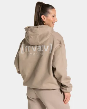 RI’VAIV Oversized Hoodie Women "Taupe"