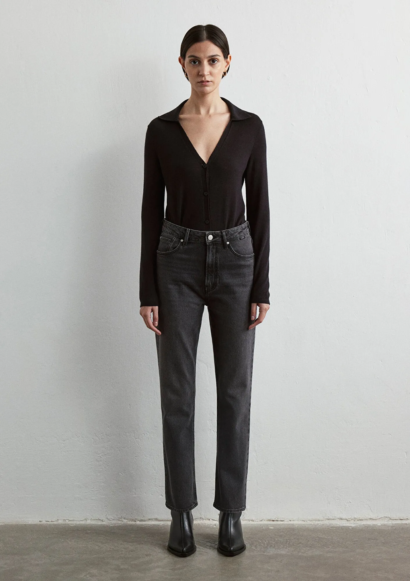 Rockstar Dark Smoke Icon Denim Jean Pants