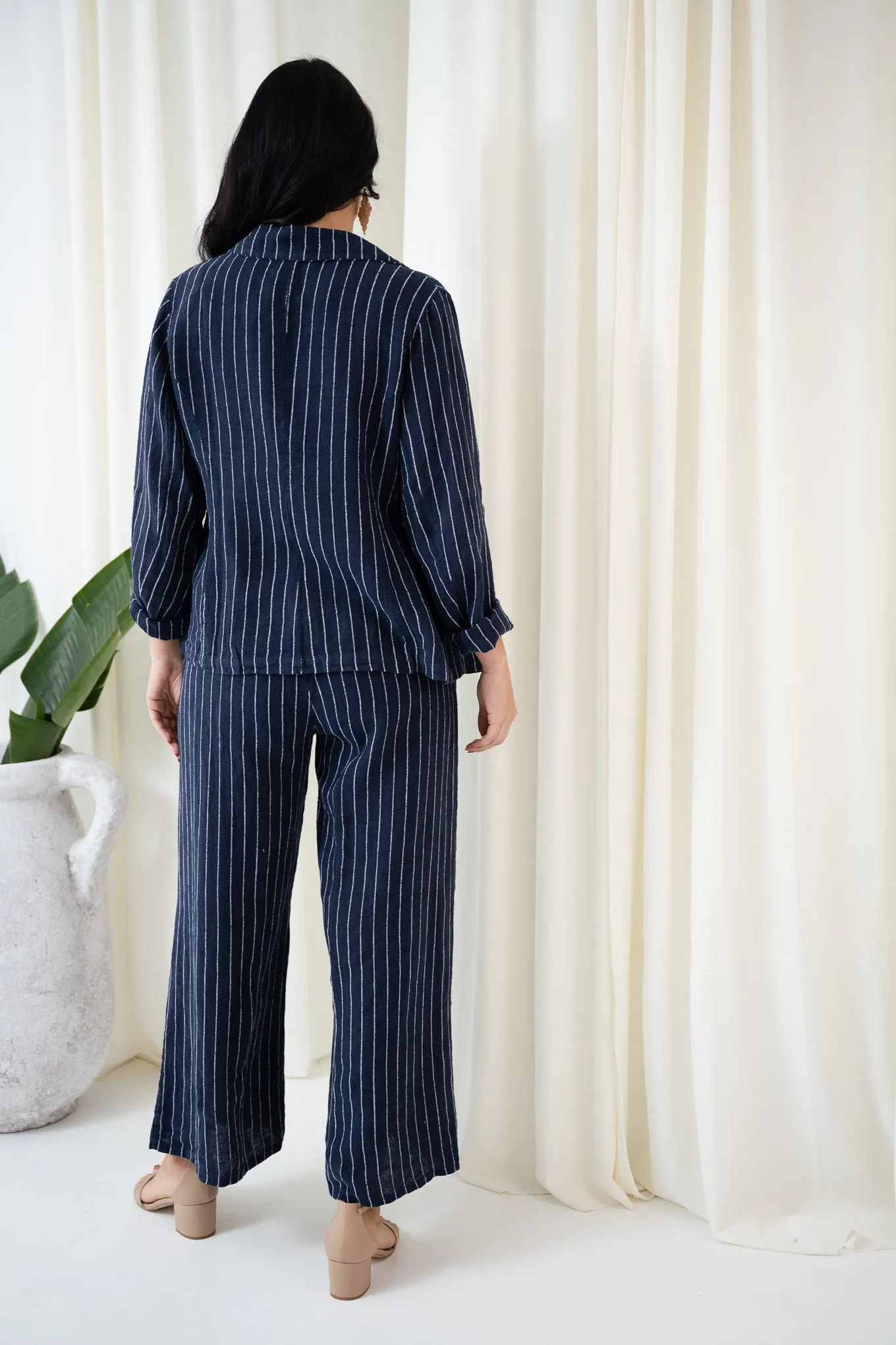 Salvatore Pants With Belt | Navy