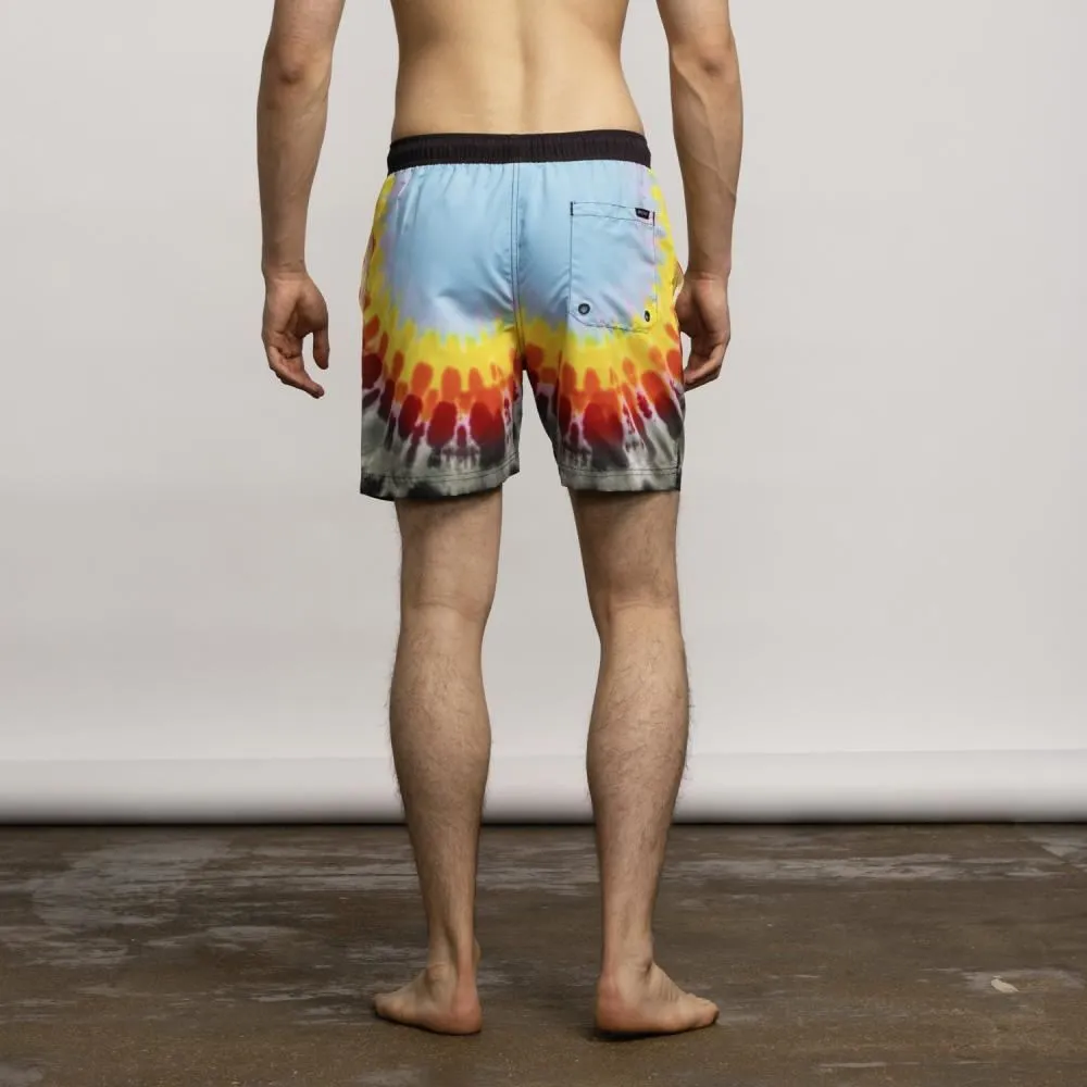 Santa Cruz Swim Shorts Dressen Rose Crew Three - Black Rainbow