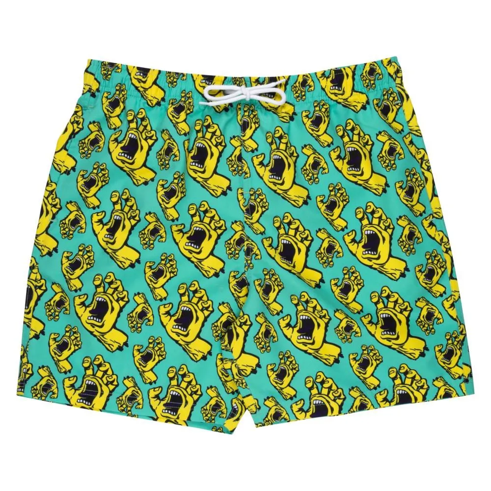 Santa Cruz Swim Shorts Hands All Over Swim Short - Turquoise