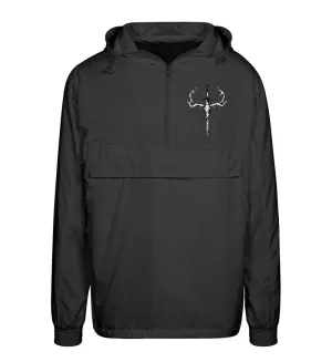 SAOR | "Stag" | Black Windbreaker with Embroidery | Unisex