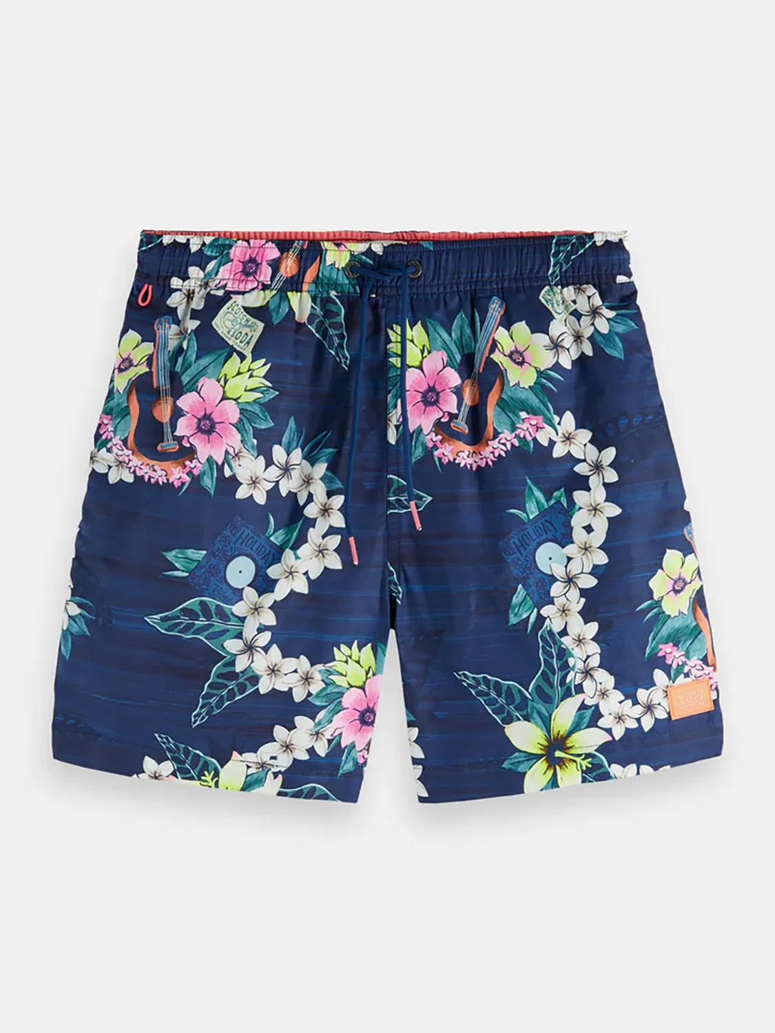 SAS HAWAIIAN PRINT SWIM SHORT