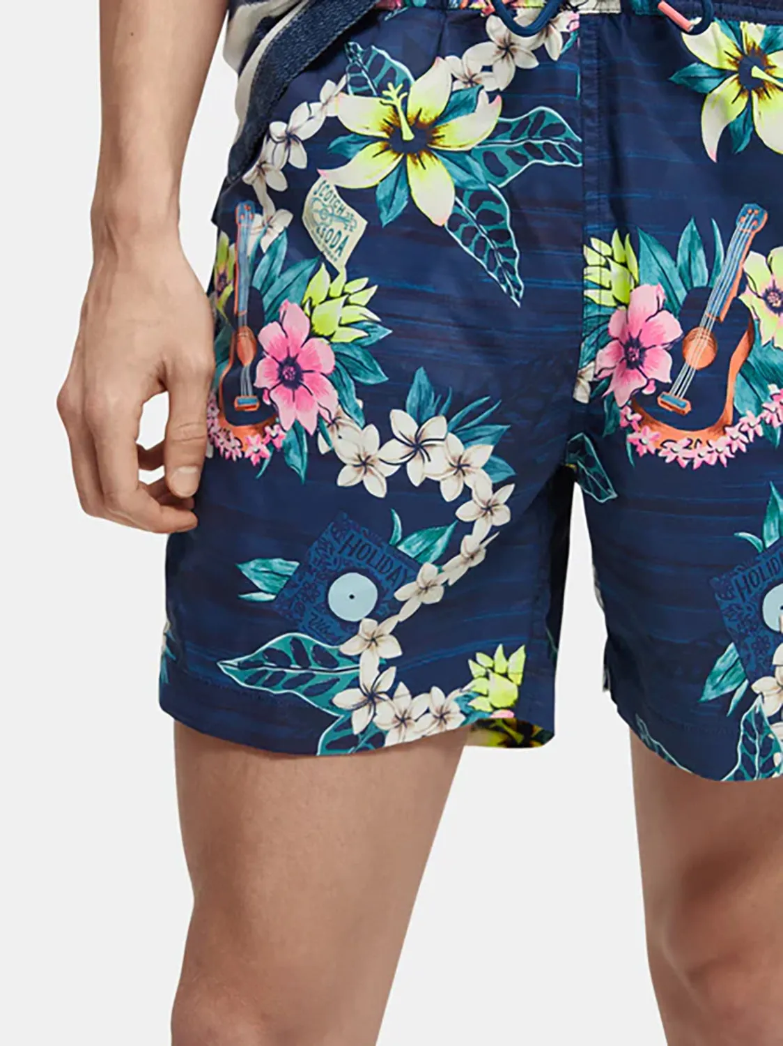 SAS HAWAIIAN PRINT SWIM SHORT
