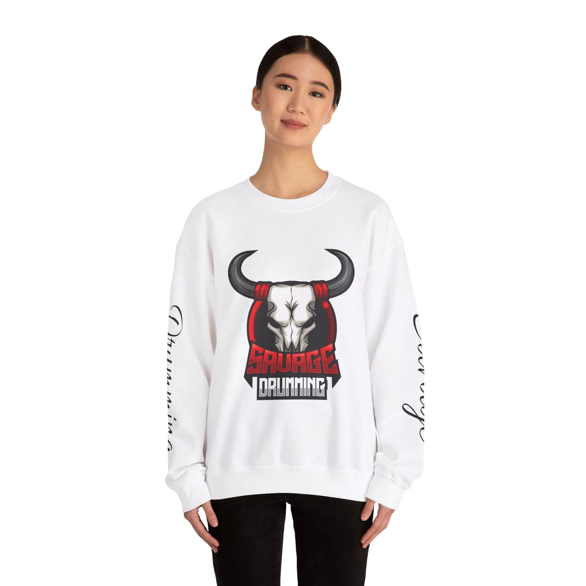 Savage Drumming  Crewneck Sweatshirt