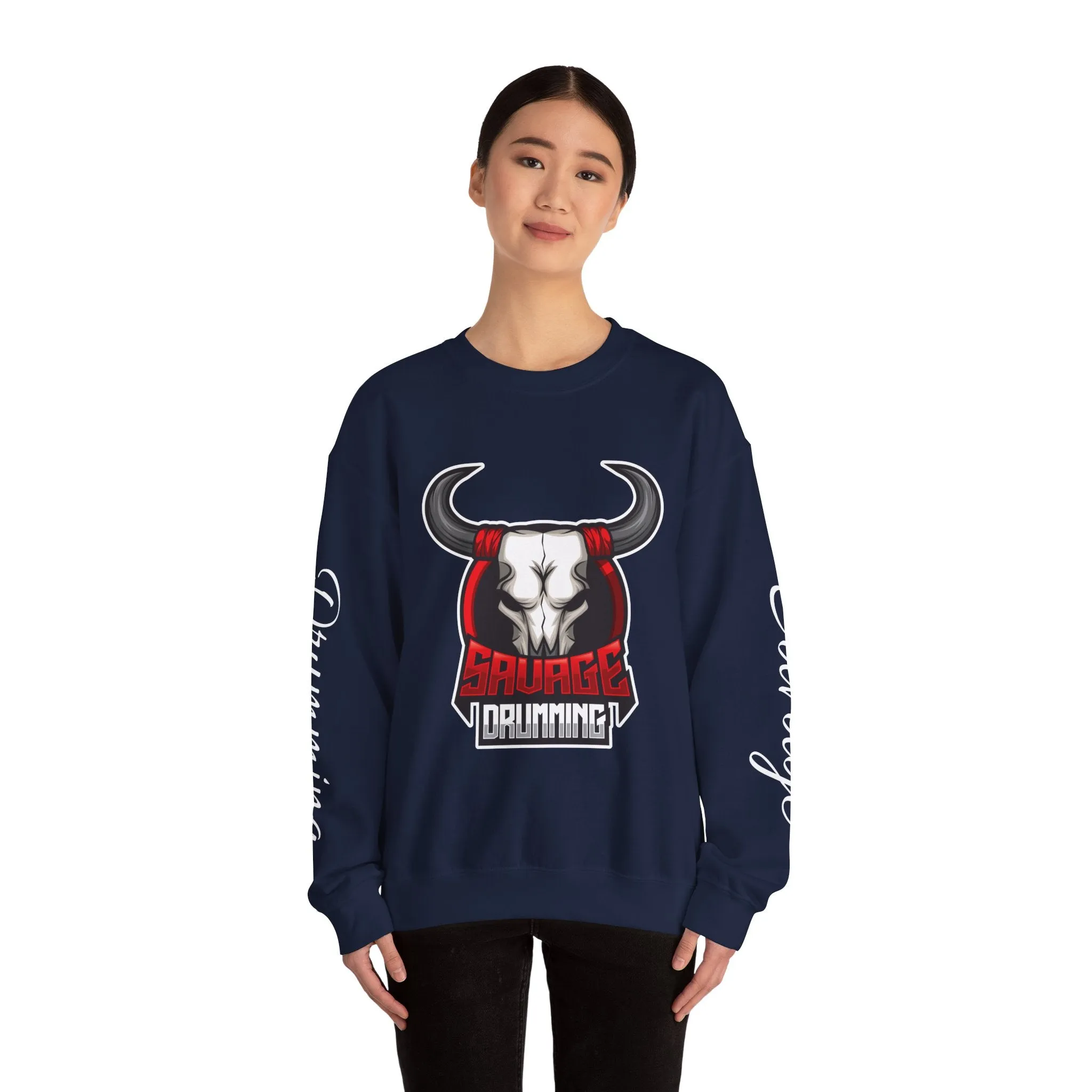 Savage Drumming  Crewneck Sweatshirt