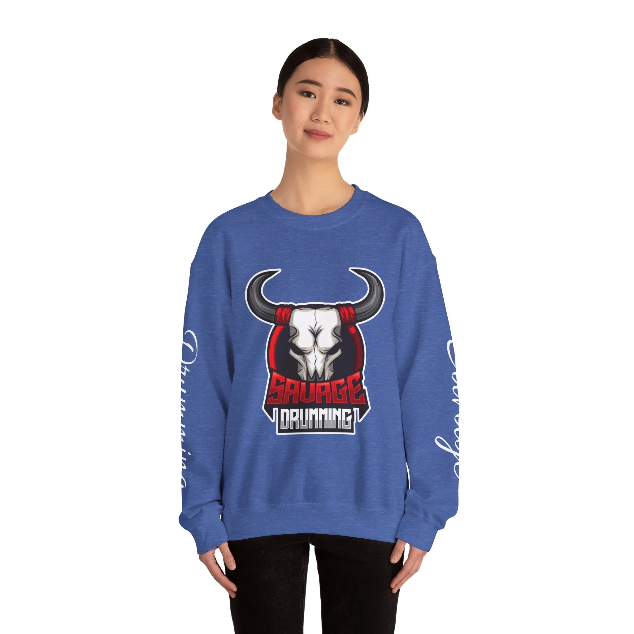 Savage Drumming  Crewneck Sweatshirt