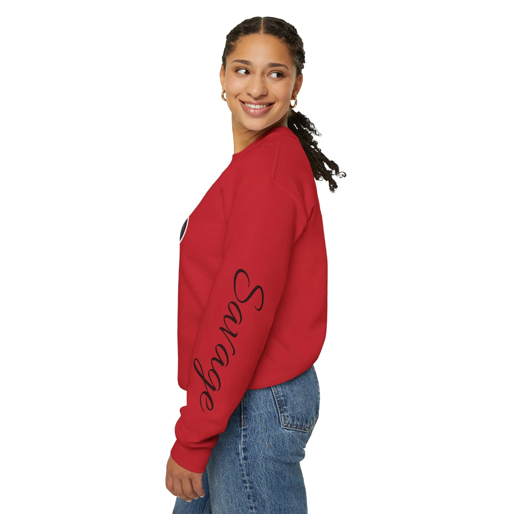 Savage Drumming  Crewneck Sweatshirt