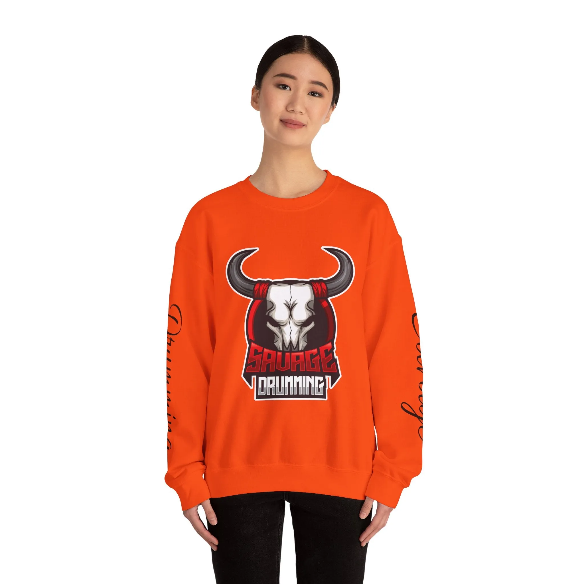 Savage Drumming  Crewneck Sweatshirt