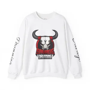 Savage Drumming  Crewneck Sweatshirt