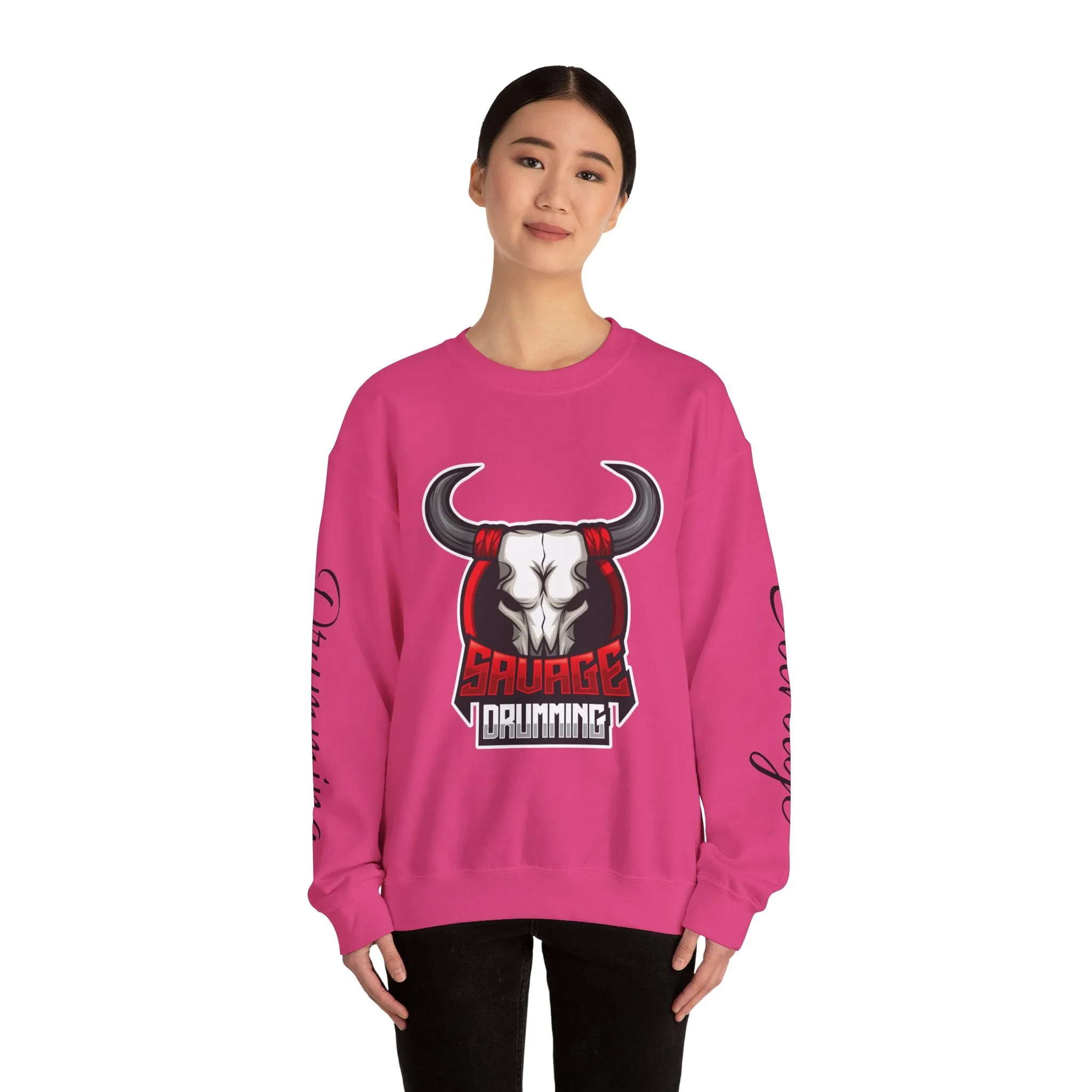 Savage Drumming  Crewneck Sweatshirt