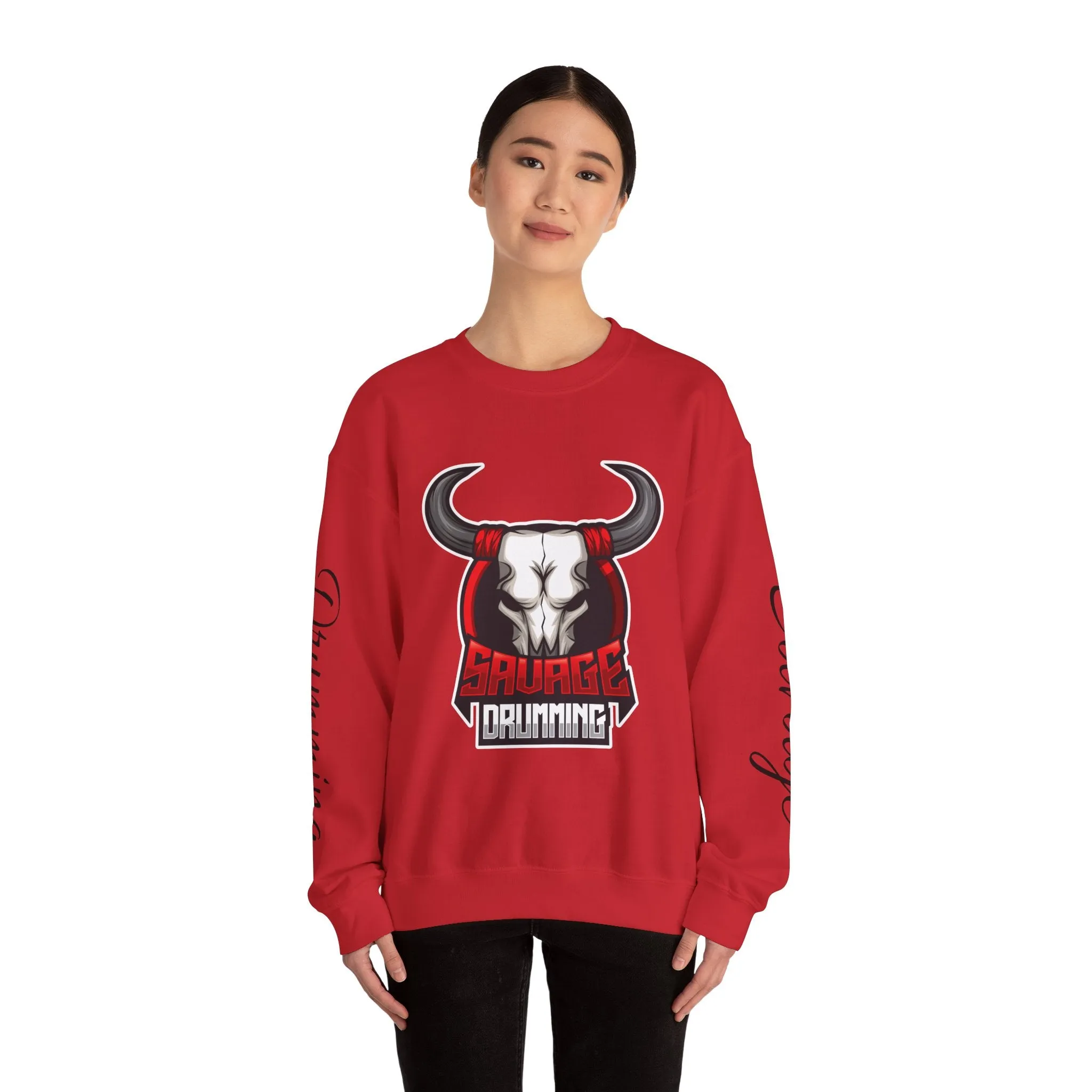 Savage Drumming  Crewneck Sweatshirt