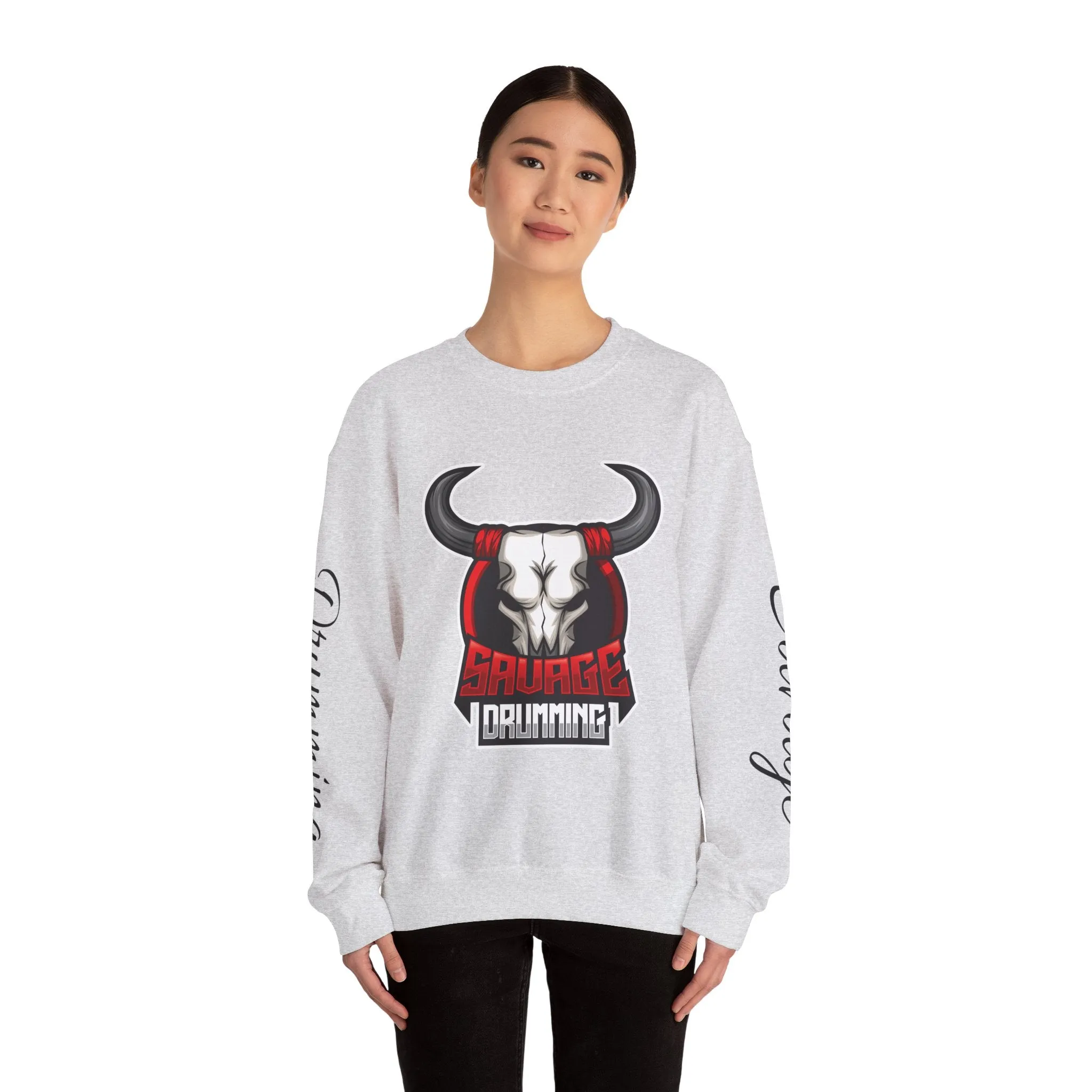 Savage Drumming  Crewneck Sweatshirt