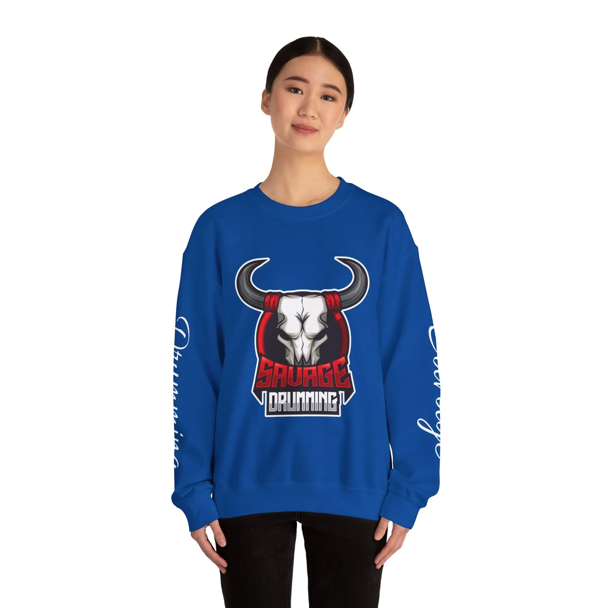 Savage Drumming  Crewneck Sweatshirt