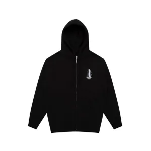 Sci-Fi Fantasy Spiritual Darkness Zip Hood Black