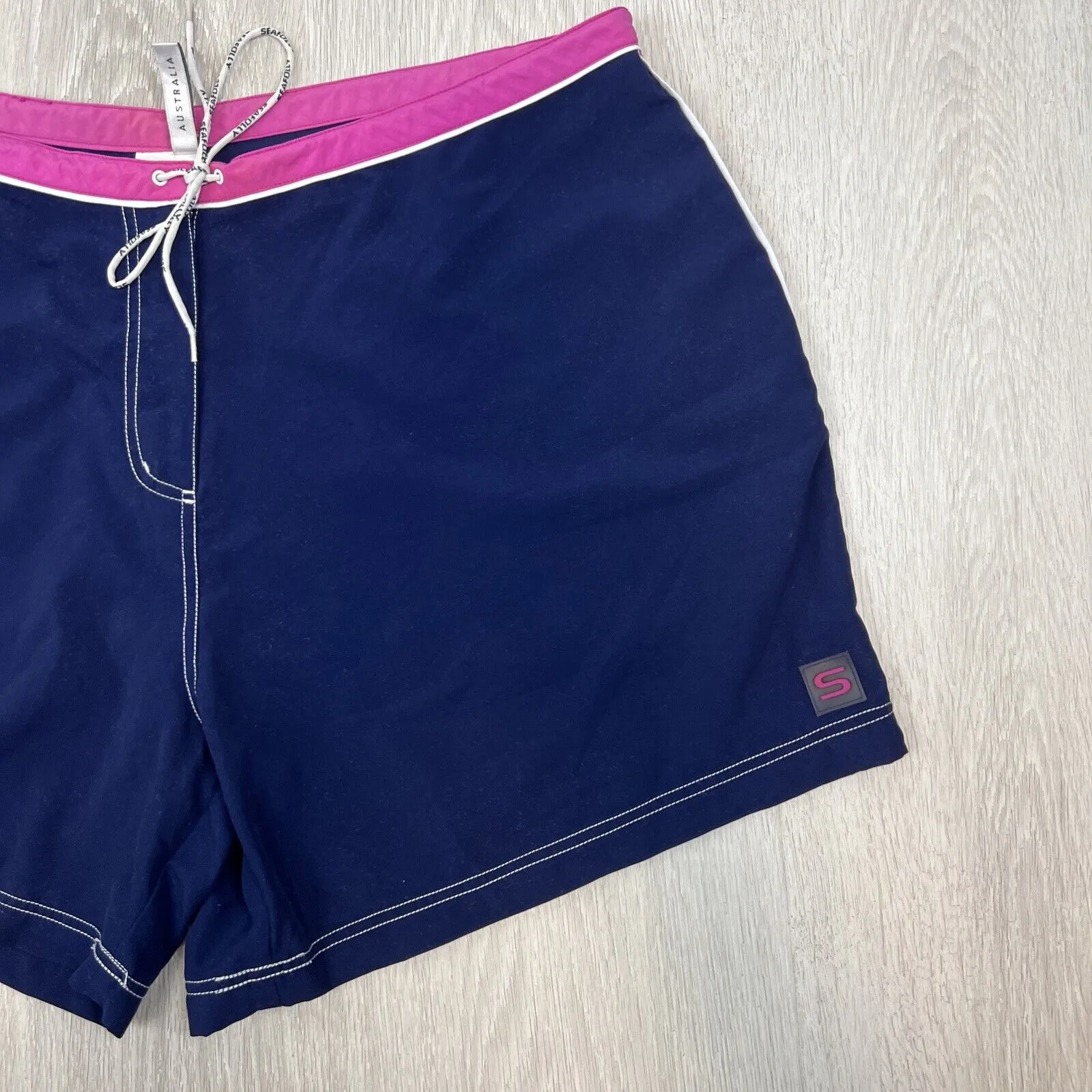 Seafolly Womens Swim Shorts Swimmer Boardies Size XL