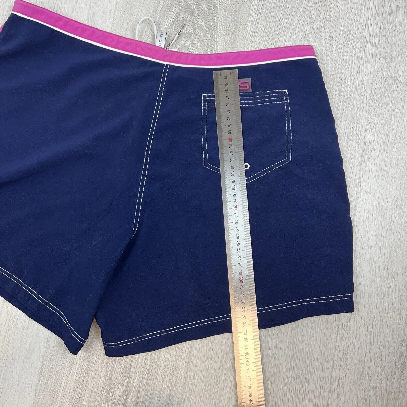 Seafolly Womens Swim Shorts Swimmer Boardies Size XL