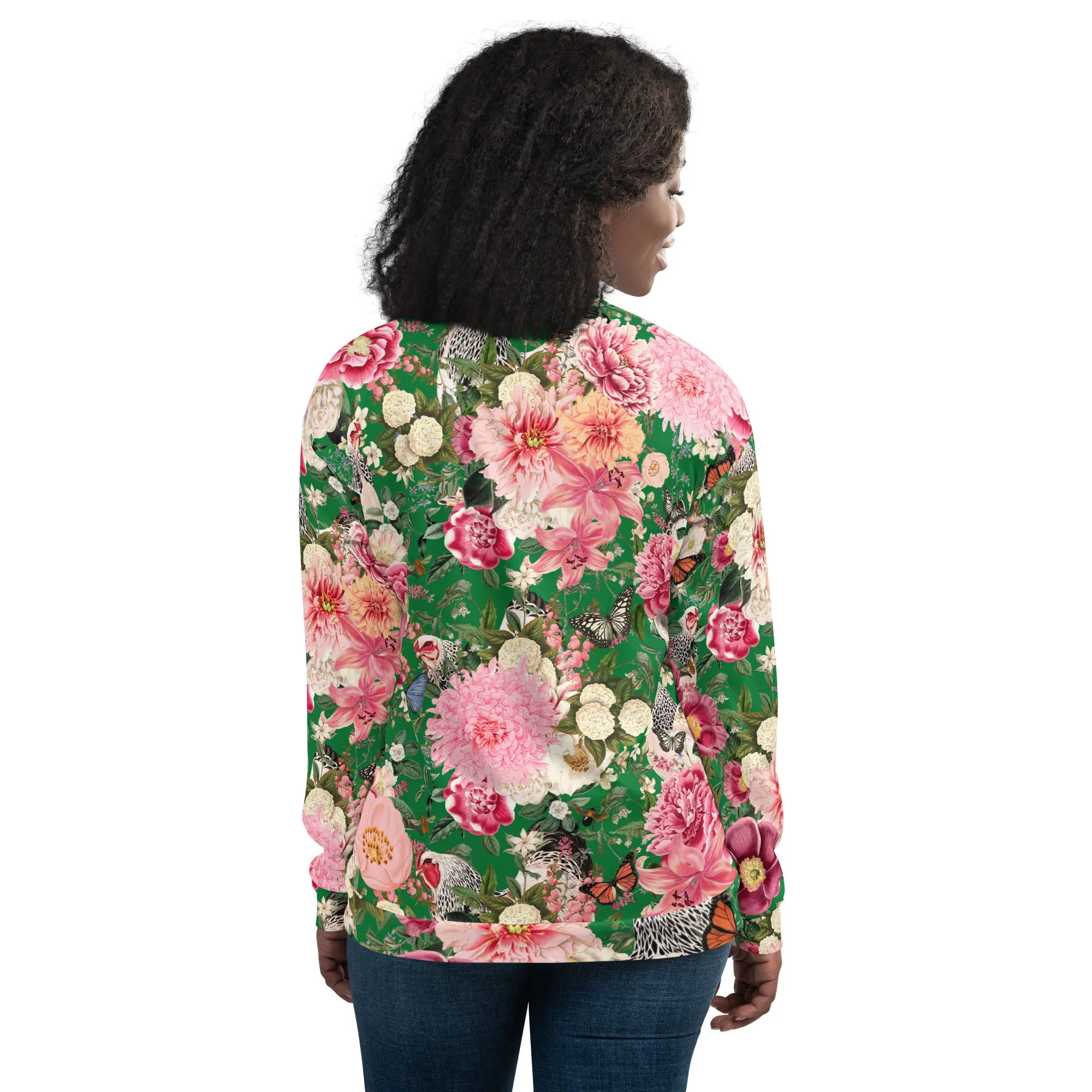Secret Chicken Garden Bomber Jacket, light brahma